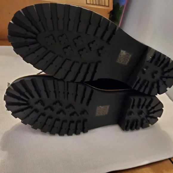 New Vici Brycen Black Lace Up Combat Boots 7 - Picture 8 of 8